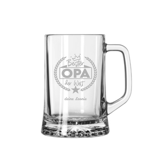 Personalisierter Bierkrug Maxim "für Opa"
