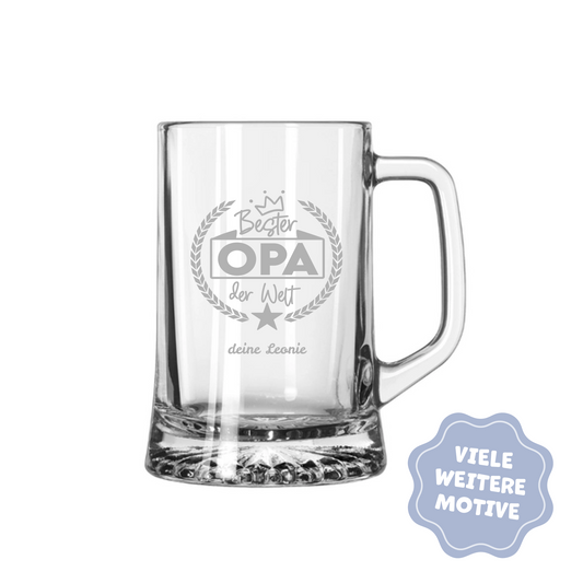 Personalisierter Bierkrug Maxim "für Opa"